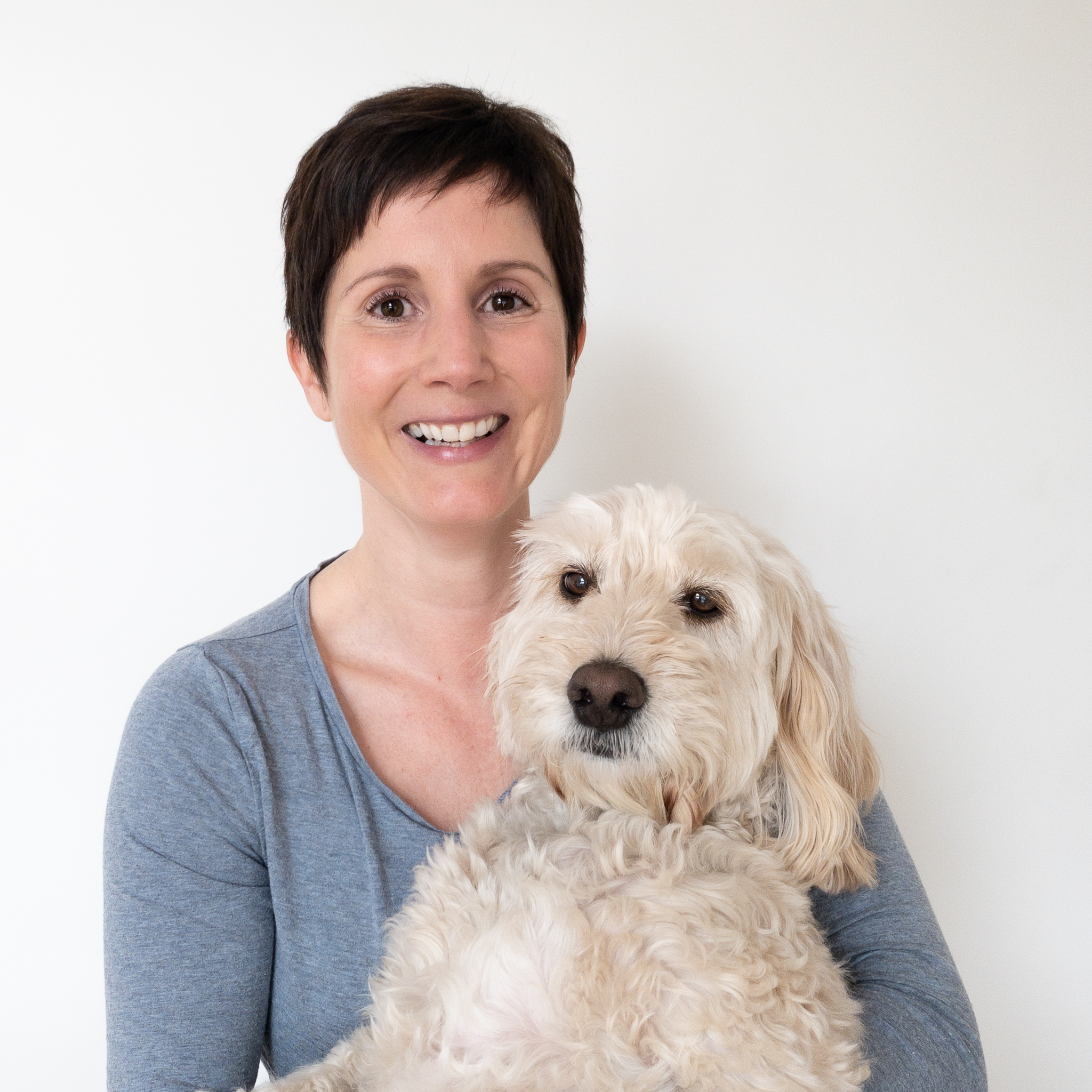 Image of Emma Slade and her dog Schlappohr